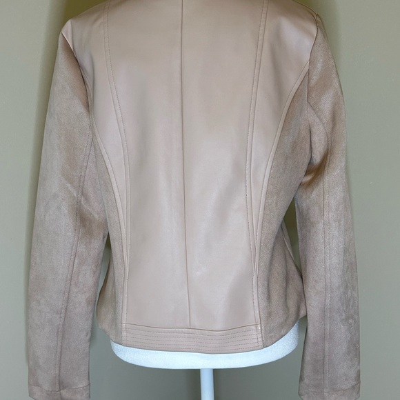 Rose pink leather jacket - Picture 7 of 9